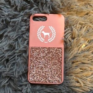 Victoria’s Secret pink iPhone 8 Plus phone case